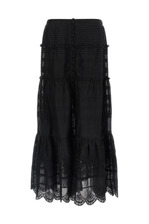 Paoline long cotton petticoat-style skirt MARANT ÉTOILE | JU0446FAD1J05E01BK